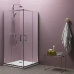 Akció Kolpa San Sarokbelépős Zuhanykabin Eco Quat TKK 80x80 538550