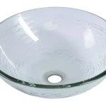 Akció Sapho BEAUTY RIPPLE üvegmosdó, átm:42x14cm (2501-18)