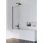 Radaway Idea Black PNJ 70 kádparaván, fekete 10001070-54-01 Olcsó