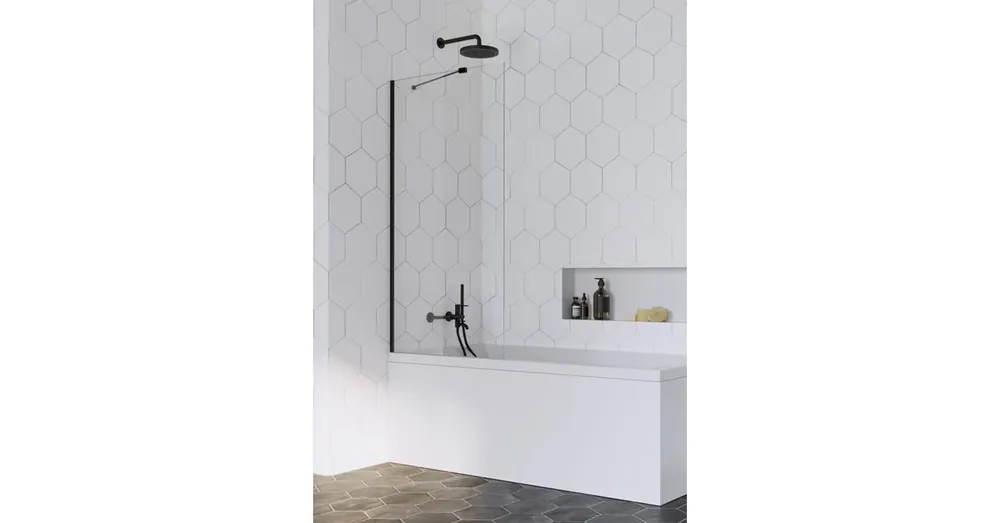 Radaway Idea Black PNJ 70 kádparaván, fekete 10001070-54-01 Olcsó