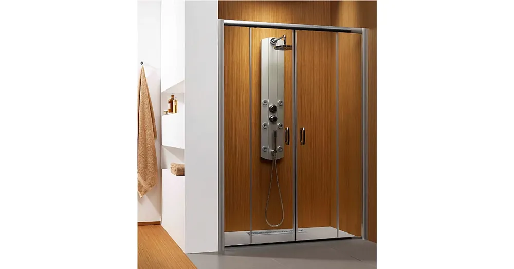 Radaway Dolphi Premium Plus DWD 160 zuhanyajtó (Barna, króm, 160x190 cm, #33363-01-08N) Vedd meg online