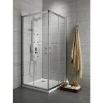 Radaway Dolphi Premium Plus C 90x90 szögletes zuhanykabin (90x90x190 cm, króm, Átlátszó, #30453-01-01N) Azonnal elérhető