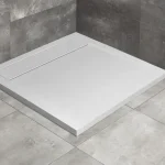 Radaway Teos C 100x100 cm szögletes öntöttmárvány zuhanytálca, fehér HTC100100-04 Expressz kézbesítés