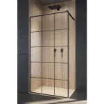 Radaway Walk-In Modo II New Black Factory 120 zuhanyfal 389124-54-55 Vásárlói kedvenc