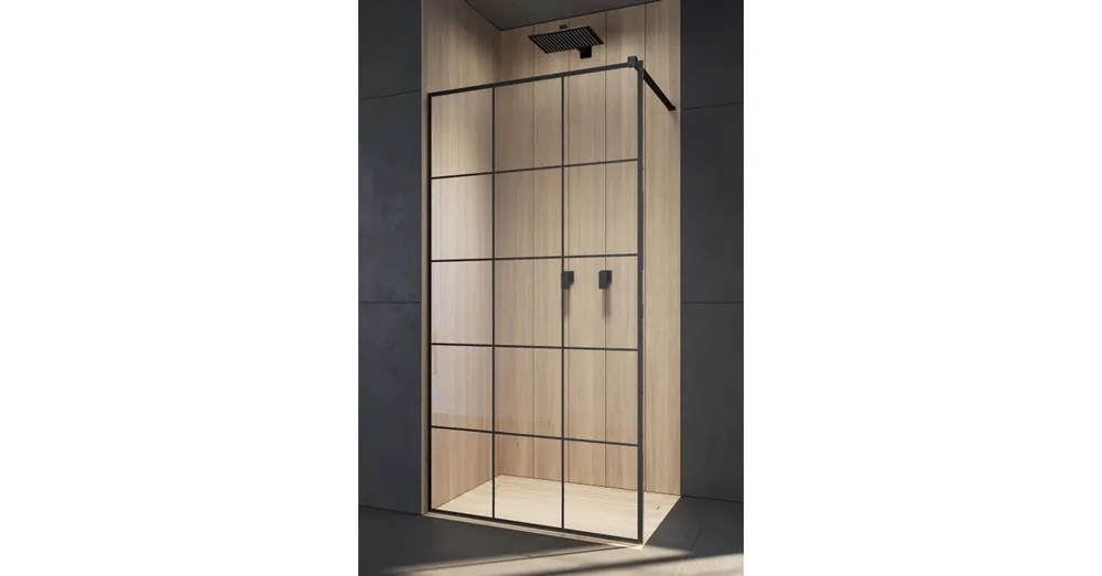 Radaway Walk-In Modo II New Black Factory 120 zuhanyfal 389124-54-55 Vásárlói kedvenc