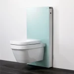 Akciós ár Geberit Monolith szanitermodul fali WC-hez, 101 cm, menta üveg 131.021.SL.5