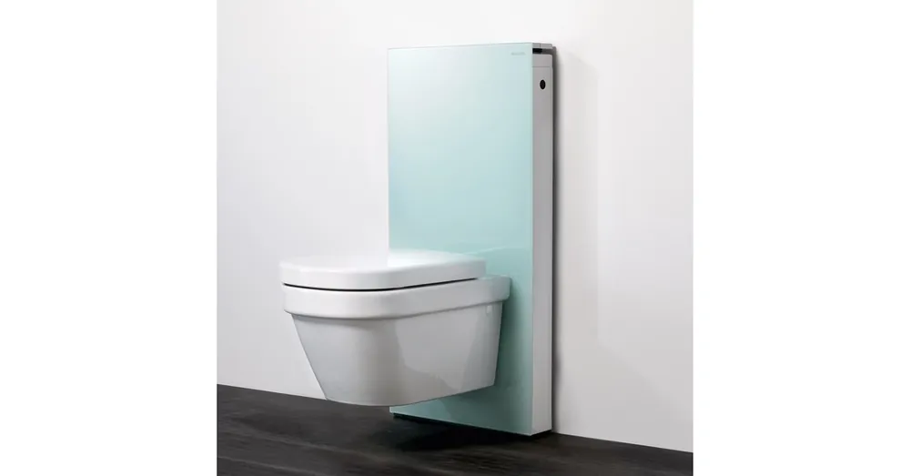 Akciós ár Geberit Monolith szanitermodul fali WC-hez, 101 cm, menta üveg 131.021.SL.5