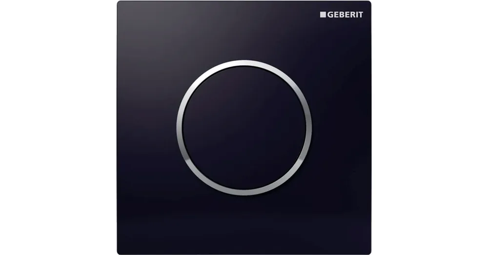 Legkelendőbb Geberit HyTouch 116.015.XX.1 pneumatikus vizelde vezérlés, Sigma10 dizájn (fekete / fényes króm / fekete, #116.015.KM.1)