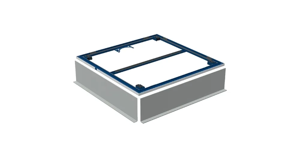 Geberit Setaplano szerelőkeret zuhanyfelületekhez, 100x100 cm, 4 lábbal 154.480.00.1 Újdonság