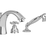 Outlet Bugnatese Lady 981BR Peremre szerelt 4 üléses kádcsaptelep BR / BRONZ
