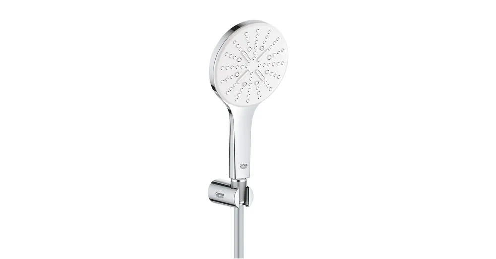 Biztonságos fizetés Grohe Rainshower SmartActive 130 Falitartós zuhanygarnitúra, 3 féle vízsugaras kézizuhannyal 26581LS0
