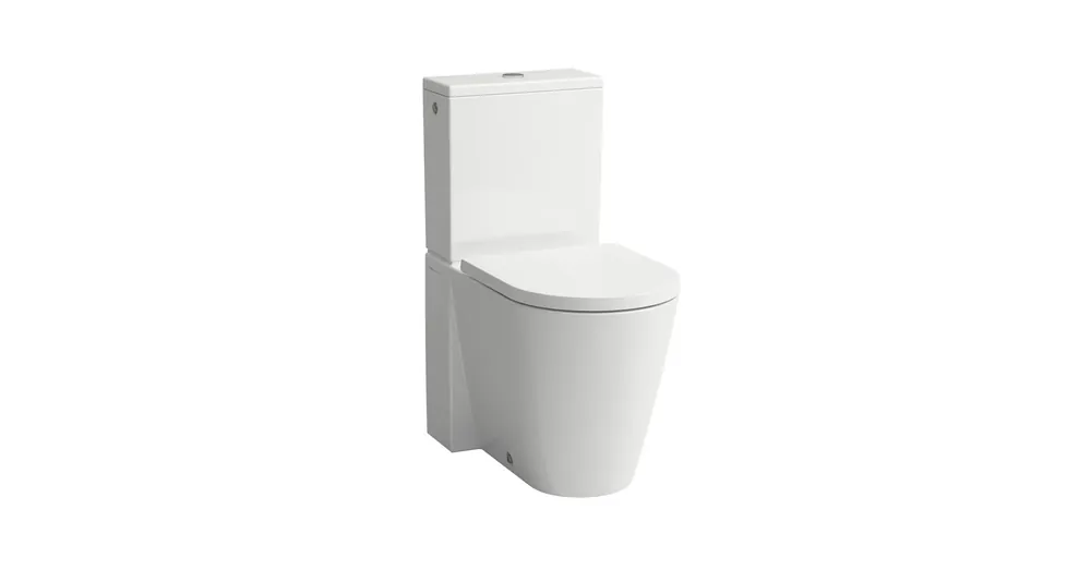 LAUFEN KARTELL BY LAUFEN Álló kombi-WC, perem nélküli, mélyöblítésű, Fehér H8243370000001 Azonnali szállítás