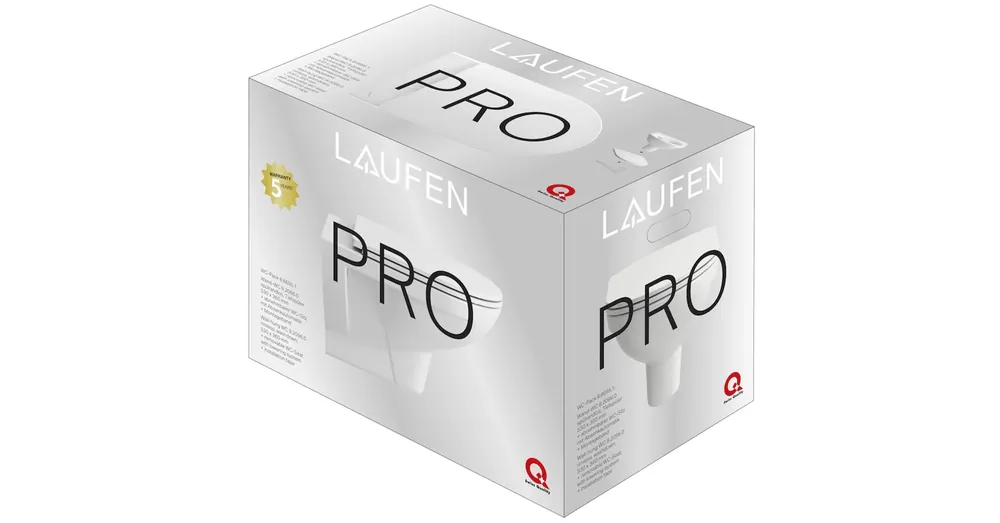 Vásárlói kedvenc LAUFEN PRO Fali WC pack, rimless, mélyöblítésű, ülőke és tető, Fehér H8669510000001