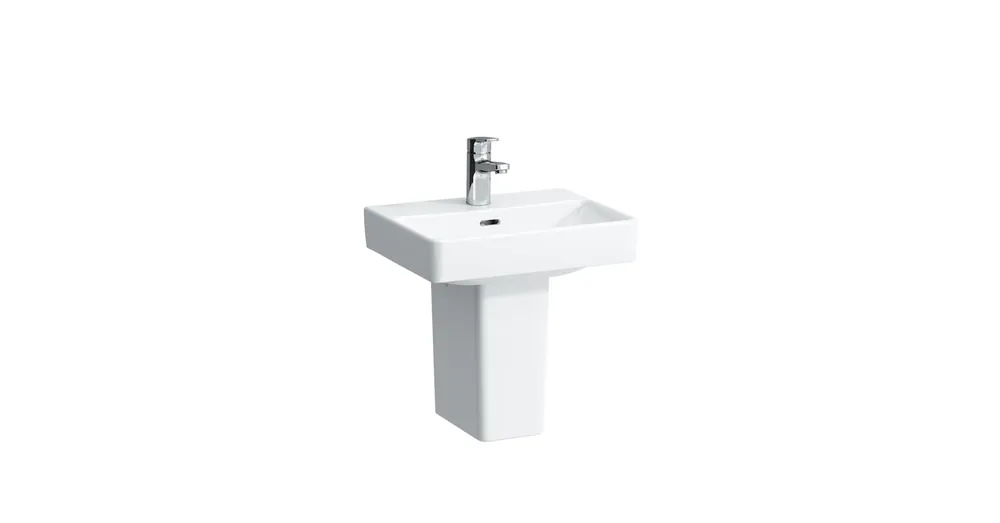 Utolsó esély LAUFEN PRO S Kézmosó egy csaplyuk, középen , Fehér H8159610001041