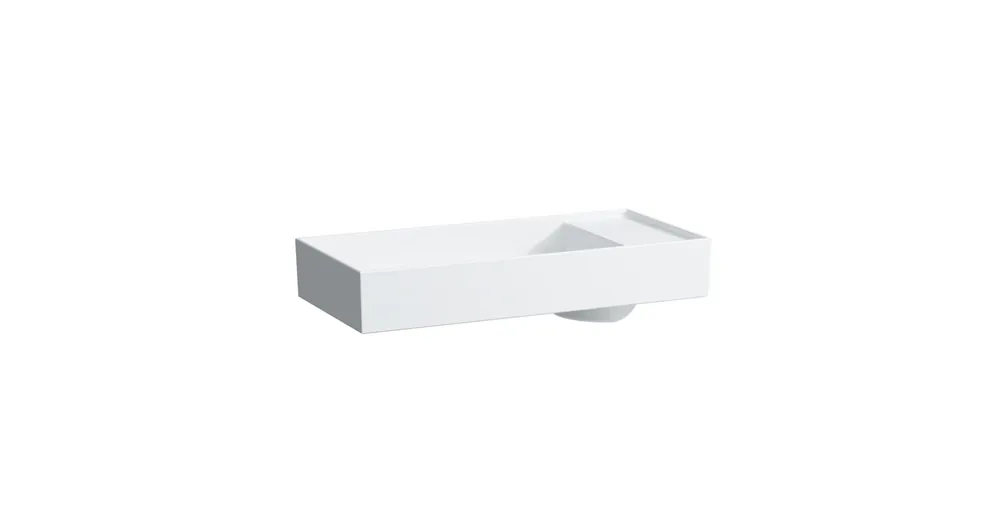 LAUFEN KARTELL BY LAUFEN Mosdó tál túlfolyónyílás nélkül, csaplyuk nélkül , Fehér H8123320001121 Árcsökkenés