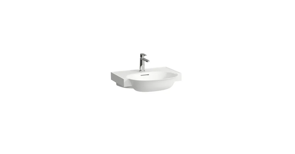 LAUFEN THE NEW CLASSIC Alsószekrényre illeszthető mosdó csaplyuk nélkül , Fehér LCC bevonattal H8138534001091 Vedd meg online