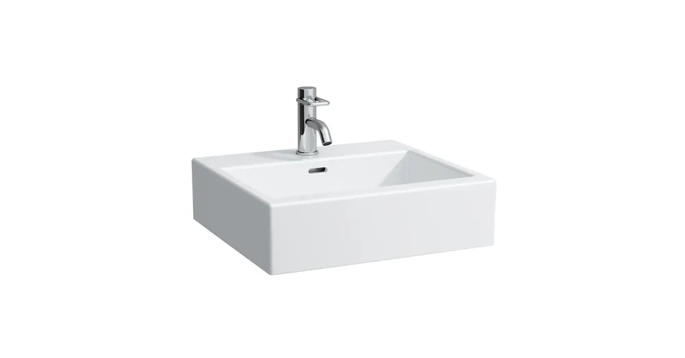 Legkelendőbb LAUFEN LIVING Mosdó csaplyuk nélkül , Fehér H8174310001091
