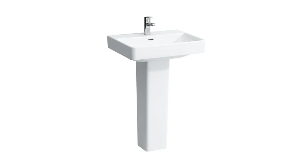 LAUFEN PRO S Mosdó csaplyuk nélkül, túlfolyónyílás nélkül, túlfolyócsatorna nyílása nélkül a lefolyószelepben , Fehér LCC bevonattal H8109634001421 Ajánlat