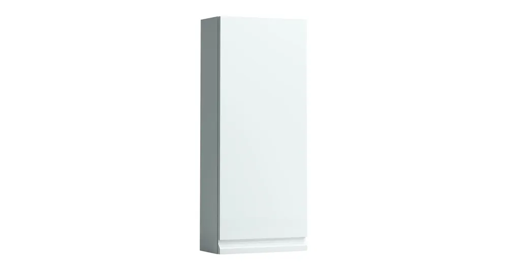 Nézd meg most LAUFEN PRO S Fali szekrény, keskeny változat, 1 ajtóval, bal zsanéros, Fényes fehér 35X85X18 - H4831130954751