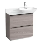 Akciós ár LAUFEN BASE Alsószekrény 77 × 35 × 78 cm, 2 fiók, illeszthető a H813301, H813302 ráépíthető mosdókhoz. , Traffic Grey H4030041102661