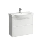 Ajánlat LAUFEN THE NEW CLASSIC Alsószekrény, 2 fiók, 813855 mosdóhoz, Fényes fehér 80X67.5X31.5 - H4060420856311
