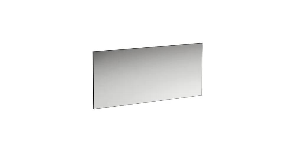 LAUFEN FRAME 25 Tükör alumínium keretben, világítás nélkül, Fekete matt 150X70X2.5 - H4474099004501 Bestseller