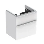 Geberit Smyle Square alsó szekrény mosdóhoz, két fiókkal Magasfényű bevonat/Fehér 500.352.00.1 Vedd meg most