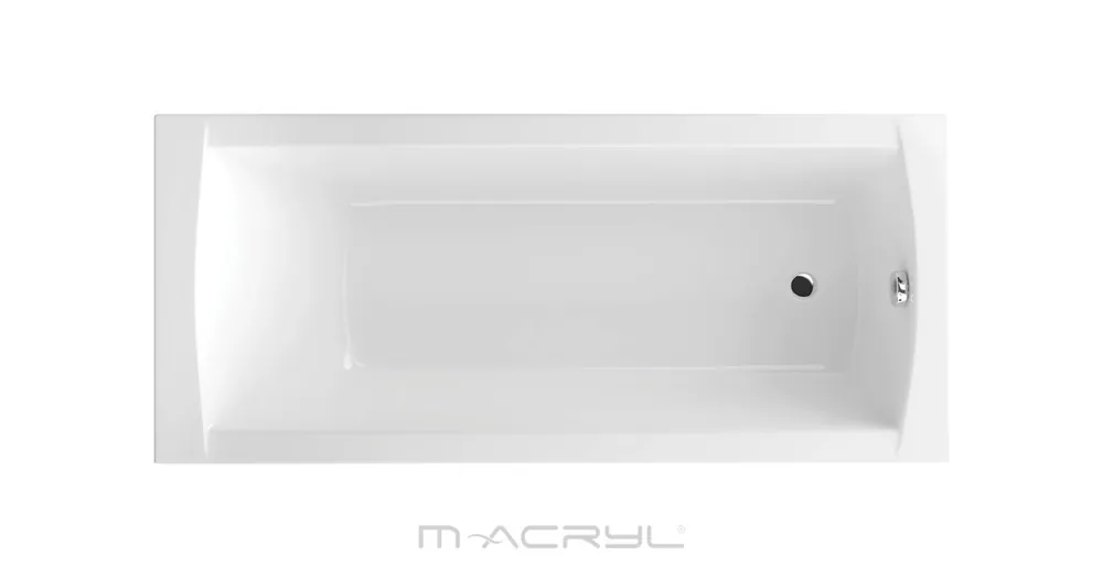 M-Acryl Viva 170x75 cm egyenes kád kádlábbal 12452 Alacsony ár