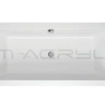 M-Acryl Sabina 180x80 cm egyenes kád kádlábbal 12385 Olcsó