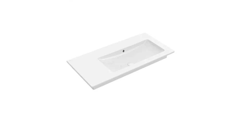Villeroy & Boch Venticello 100 x 50 cm-es beépíthető mosdó csaplyuk nélkül CeramicPlus felülettel - 4134R3R1 Rendeld meg most