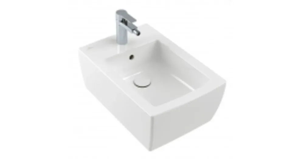 Villeroy & Boch Memento 2.0 37,5 x 56 cm-es fali bidé Stone White CeramicPlus felülettel - 443300RW Biztonságos fizetés