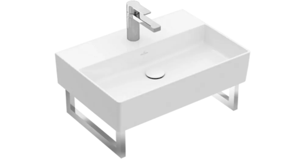 Villeroy & Boch Memento 2.0 50 x 42 cm-es mosdó 1 csaplyukkal CeramicPlus felülettel - 4A2250R1 Expressz szállítás