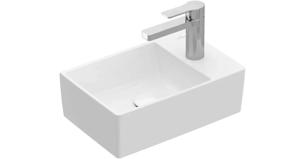Villeroy & Boch Memento 2.0 40 x 26 cm-es kézmosó 1 csaplyukkal CeramicPlus felülettel - 43234GR1 Utolsó esély