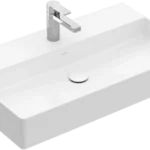 Villeroy & Boch Memento 2.0 80 x 47 cm-es mosdó 1 csaplyukkal túlfolyó nélkül - 4A228L01 Szuper ajánlat