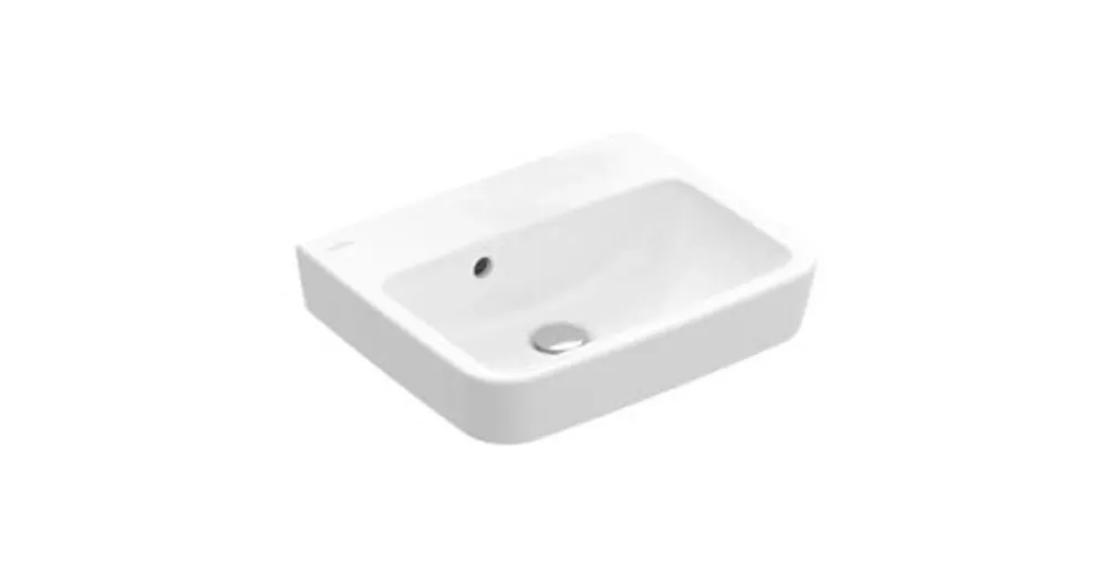 Kedvezményes ár Villeroy & Boch O.Novo 45 x 37 cm-es kézmosó csaplyuk nélkül CeramicPlus felülettel - 43444JR1