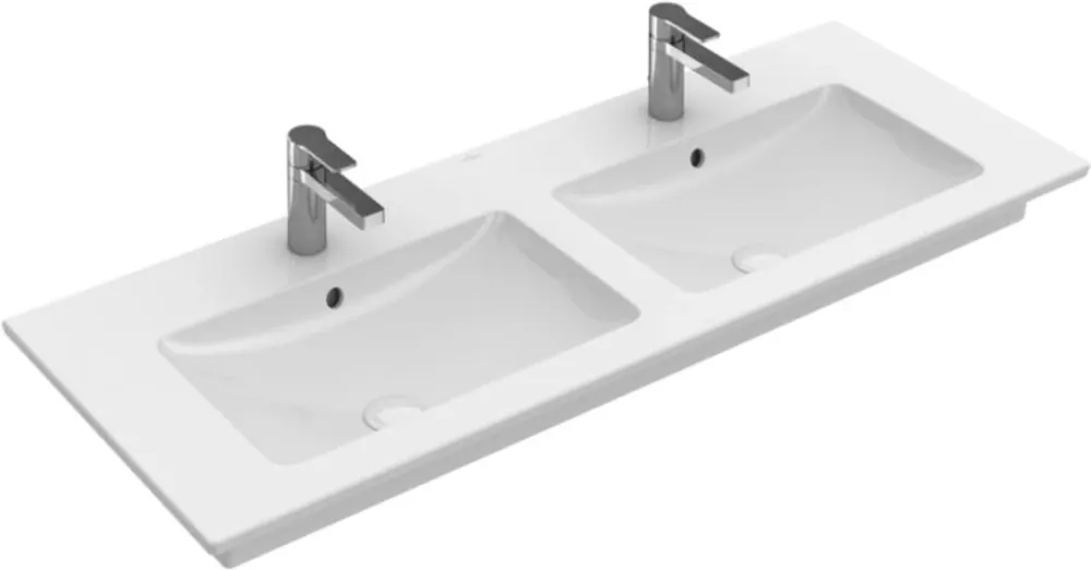 Villeroy & Boch Venticello 130 x 50 cm-es beépíthető dupla mosdó 2 csaplyukkal - 4111DL01 Vedd meg online