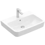 Villeroy & Boch O.Novo 65 x 46 cm-es mosdó 1 csaplyukkal CeramicPlus felülettel túlfolyó nélkül - 4A4166R1 Outlet