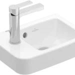 Villeroy & Boch O.Novo 36 x 25 cm-es kézmosó csaplyuk a bal oldalon CeramicPlus felülettel - 434236R1 Szezonális akció