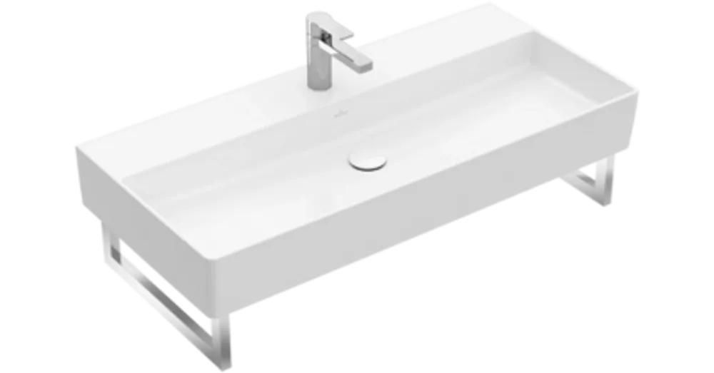 Villeroy & Boch Memento 2.0 100 x 47 cm-es mosdó 1 csaplyukkal - 4A22A501 Alacsony ár