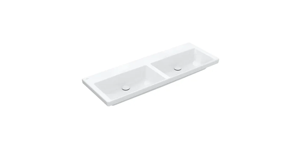 Villeroy & Boch Subway 3.0 Beépíthető duplamosdó Fehér Alpin felülettel 4A71D301 Újdonság
