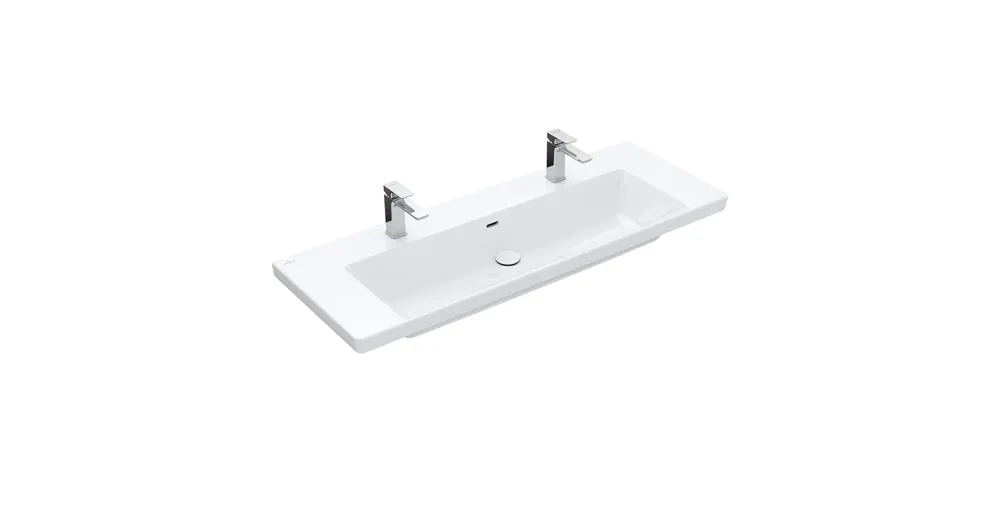 Akció Villeroy & Boch Subway 3.0 Beépíthető mosdó Fehér Alpin CeramicPlus felülettel 4A70D4R1