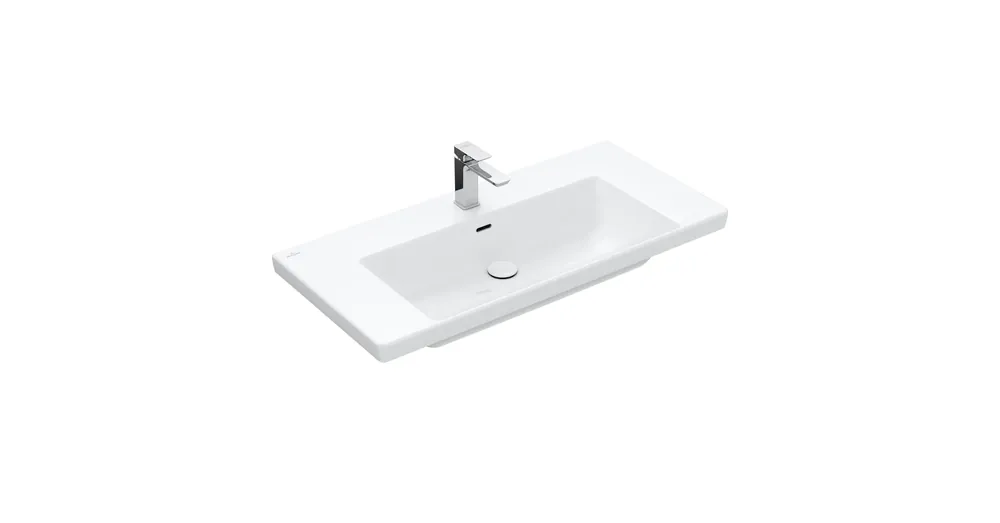 Villeroy & Boch Subway 3.0 Beépíthető mosdó Stone White CeramicPlus felülettel 4A70A5RW Népszerű