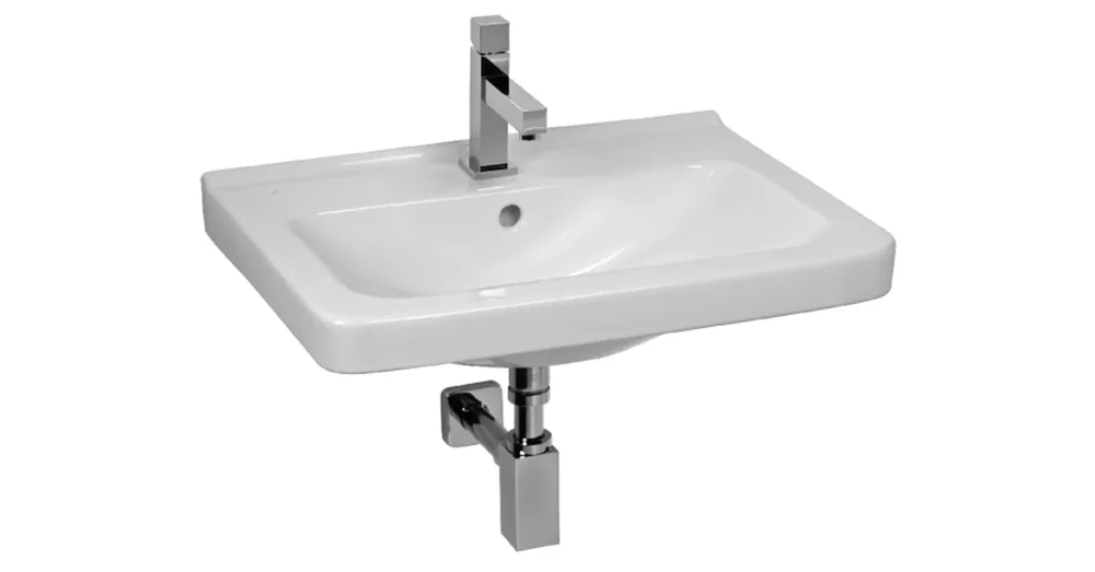 JIKA CUBITO mosdó, 55 cm, csaplyukkal, JIKA perla fehér H8104221001041 Kiárusítás