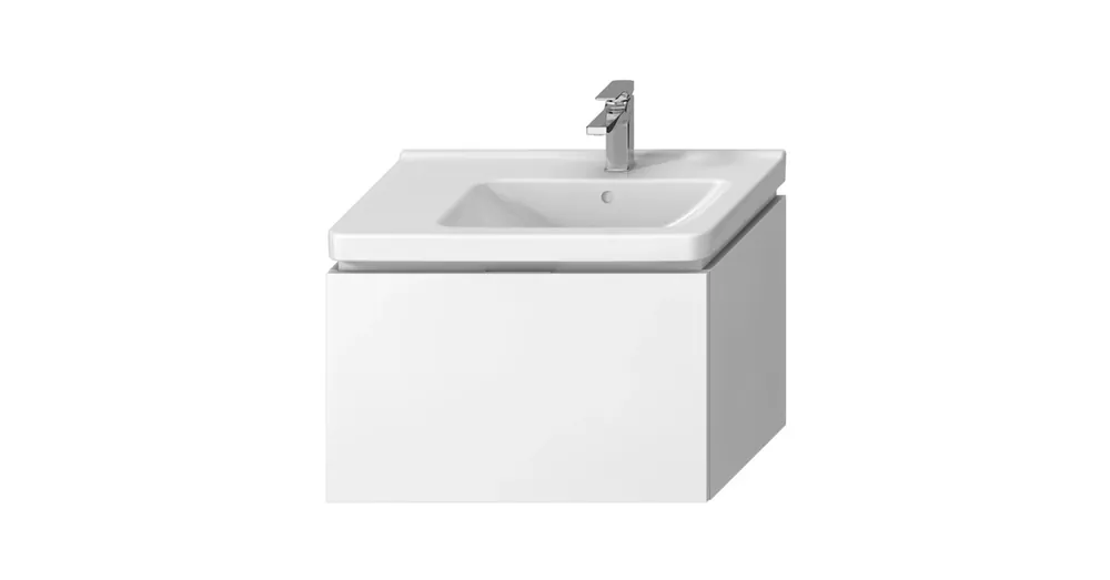 Ajánlat JIKA CUBITO alsószekrény 75 cm-es mosdóhoz, 1 fiókkal, fehér/fényes lakk H40J4253015001