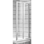 Bestseller JIKA LYRA PLUS összehajtható zuhanykabin ajtó, 80 cm, átlátszó üveg, fehér profil H2553810006681