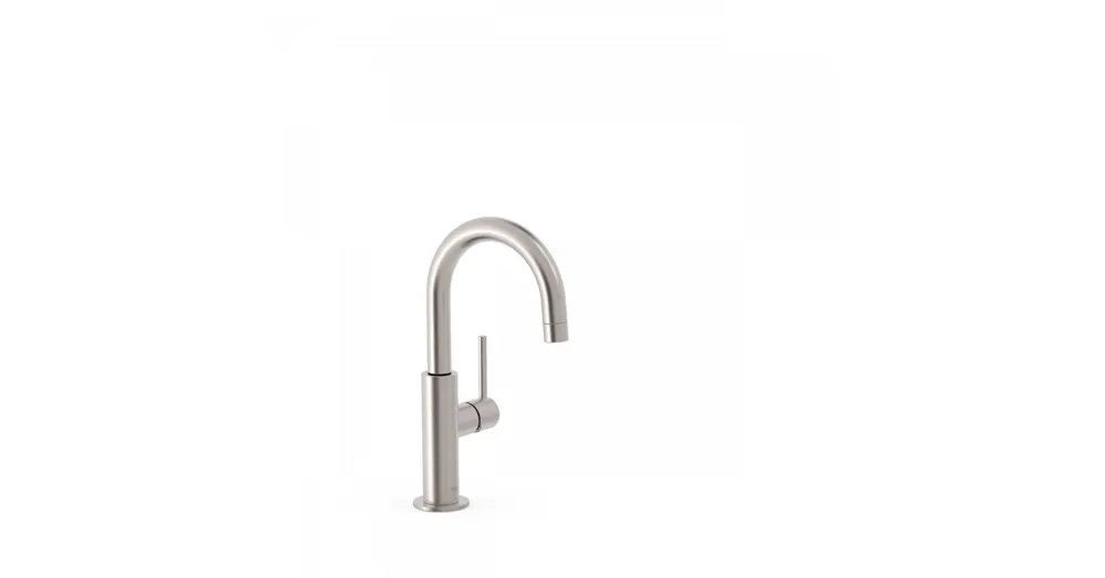 Olcsóbb Tres Study Exclusive egykaros íves mosdócsaptelep S méret acél 26290403AC