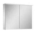 Vásárlói kedvenc AREZZO Tükrös szekrény PREMIUM 80, 2 ajtó + TECHNOBOX + LED világítás AR-904664