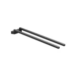 Ravak 10° Black TD 340.20 Elfordítható törölközőtartó 42 cm, fekete X07P564 Vásárlói kedvenc