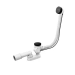 Expressz kézbesítés Ravak Kád le- és túlfolyó szettek, 570mm Click-Clack, fekete X01746