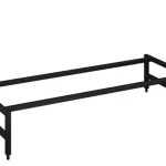 AREZZO design MONTEREY tartó láb 100 cm, matt fekete AR-168441 Rendeld meg most